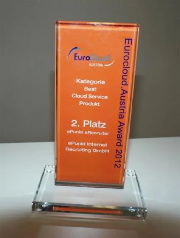 Der eRecruiter von ePunkt wurde mit dem Best Cloud Österreich Award ausgezeichnet.