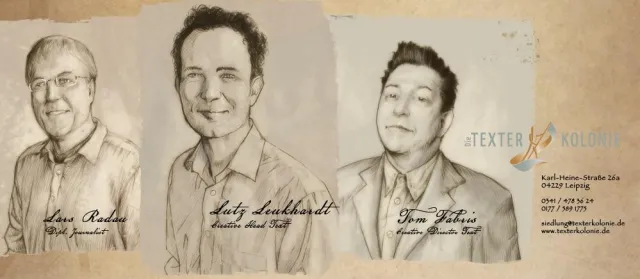 Bild: Fahnenträger der Erfolgskommunikation – Die Texterkolonie wird entdeckt