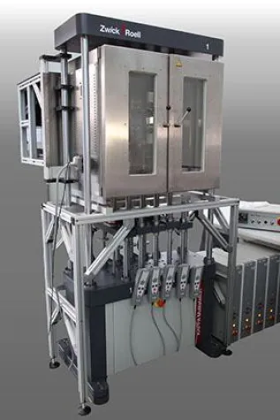 Multistation Kriechprüfsysteme für das UL TTC in Krefeld Bild: Multistation Kriechprüfsysteme für das UL TTC in Krefeld