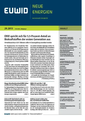 Bild: ENVI spricht sich für 5,5-Prozent-Anteil an Biokraftstoffen der ersten Generation aus