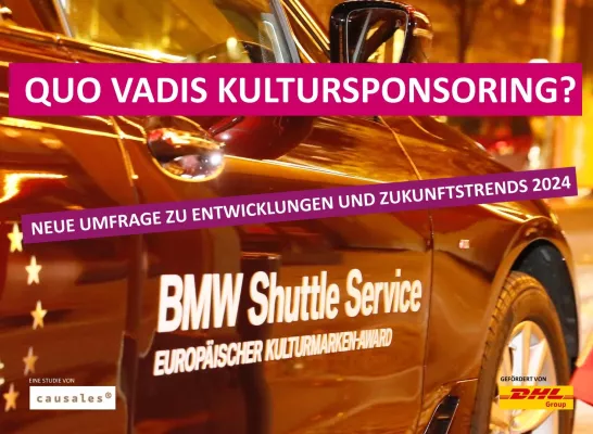 Bild: Causales startet neue Umfrage zu Entwicklungen und Trends im Kultursponsoring