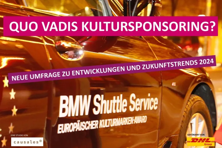 Bild: Causales startet neue Umfrage zu Entwicklungen und Trends im Kultursponsoring