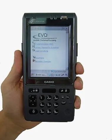 Auftragsbezogene Material- und Artikelbuchung mit dem PDA (PocketPC) Bild: Auftragsbezogene Material- und Artikelbuchung mit dem PDA (PocketPC)