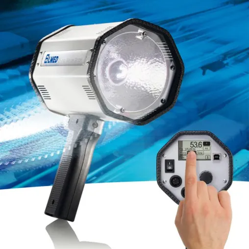 HELIO-STROB compact 125 – das intuitiv bedienbare Stroboskop für den industriellen Einsatz Bild: HELIO-STROB compact 125 – das intuitiv bedienbare Stroboskop für den industriellen Einsatz