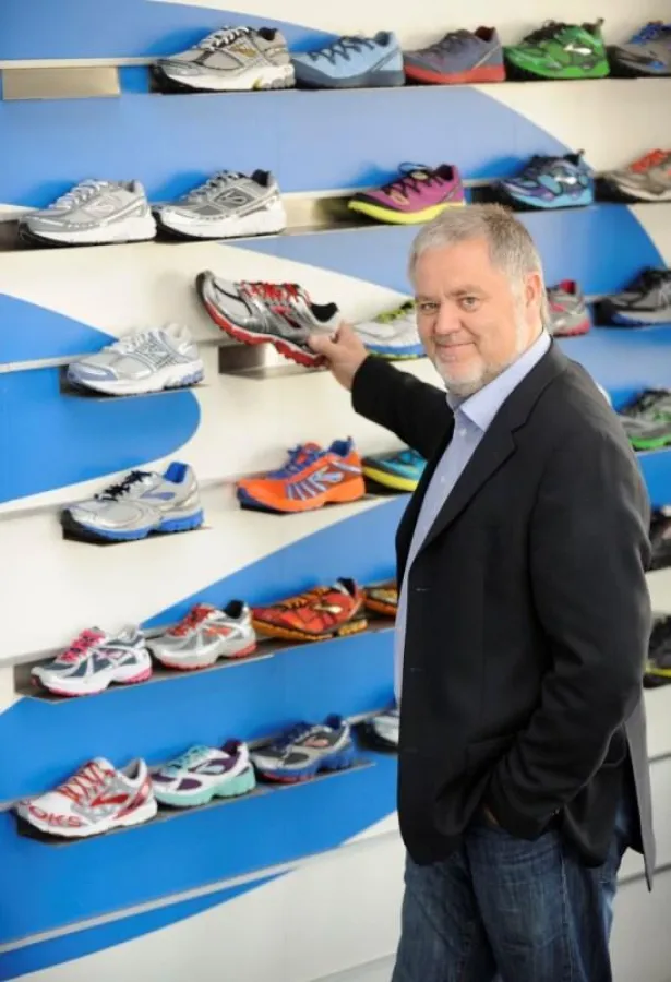 Immer auf dem Laufenden: Heiner Ibing, Geschäftsführer Brooks Sports GmbH