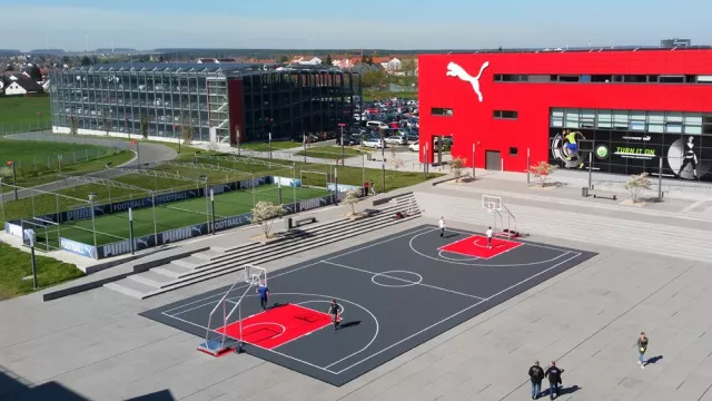 Premiere in Deutschland - SAM Sportcourt für Herzogenaurach Bild: Premiere in Deutschland - SAM Sportcourt für Herzogenaurach