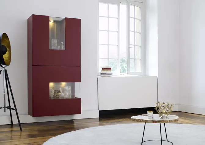 Bild: Vitrine Domino: Wandelbare Möbelskulptur