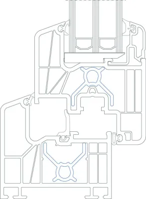 Bild: Verbesserter Uf-Wert durch innovatives Thermoprofil – neu entwickelt für Inoutic Prestige