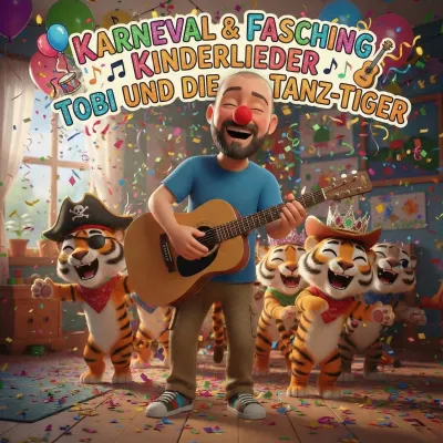 Bild: Schluss mit Couch-Potato: „Tobi und die Tanz-Tiger“ bringen den Karneval ins Kinderzimmer