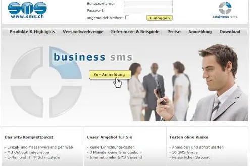 Business SMS Lösung für Schweizer KMU Betriebe Bild: Business SMS Lösung für Schweizer KMU Betriebe