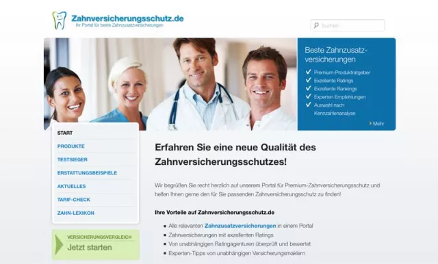 Bild: Offizieller Launch des Online-Portals zahnversicherungsschutz.de