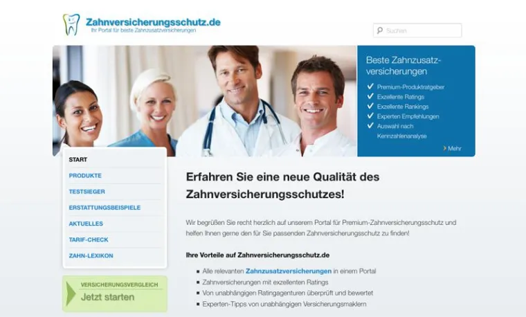 Bild: Offizieller Launch des Online-Portals zahnversicherungsschutz.de