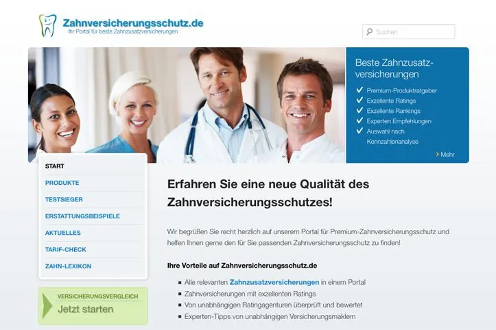 Offizieller Launch des Online-Portals zahnversicherungsschutz.de Bild: Offizieller Launch des Online-Portals zahnversicherungsschutz.de