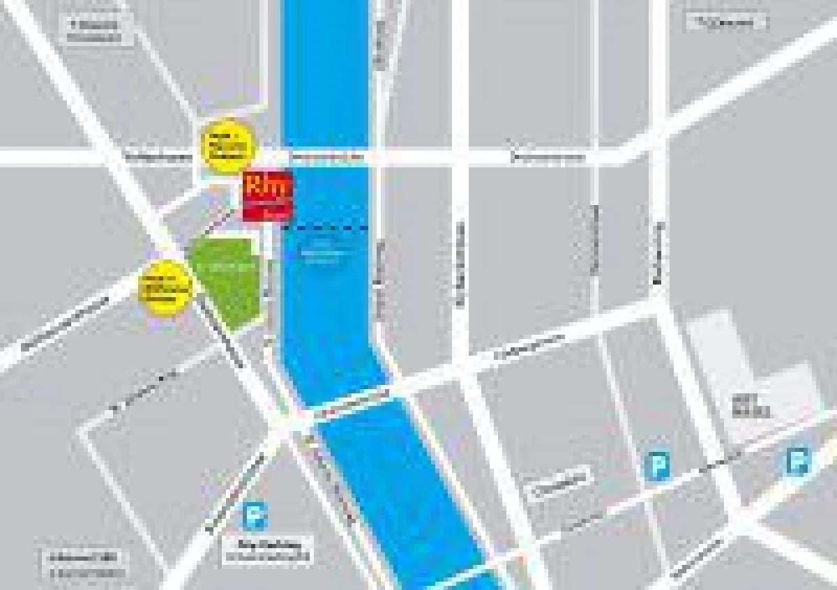 Plan zum Rhypark Basel (Schweiz), Standort der Kunstmesse Rhy Art Fair