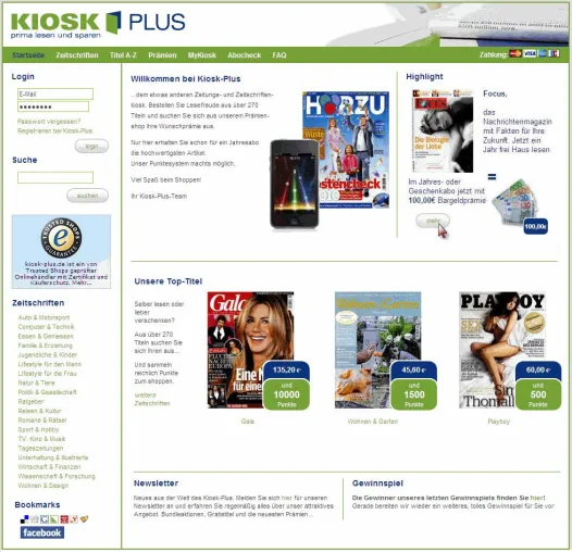 Deutschlands erster Online Zeitschriftenanbieter mit TRUSTED SHOPS Zertifikat Bild: Deutschlands erster Online Zeitschriftenanbieter mit TRUSTED SHOPS Zertifikat
