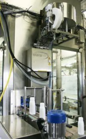 Pulslicht-Sterilisation für Milch-Verpackungen Bild: Pulslicht-Sterilisation für Milch-Verpackungen