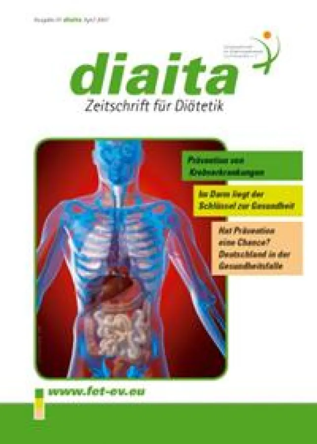 Im neuen Design: diaita – Zeitschrift für Diätetik