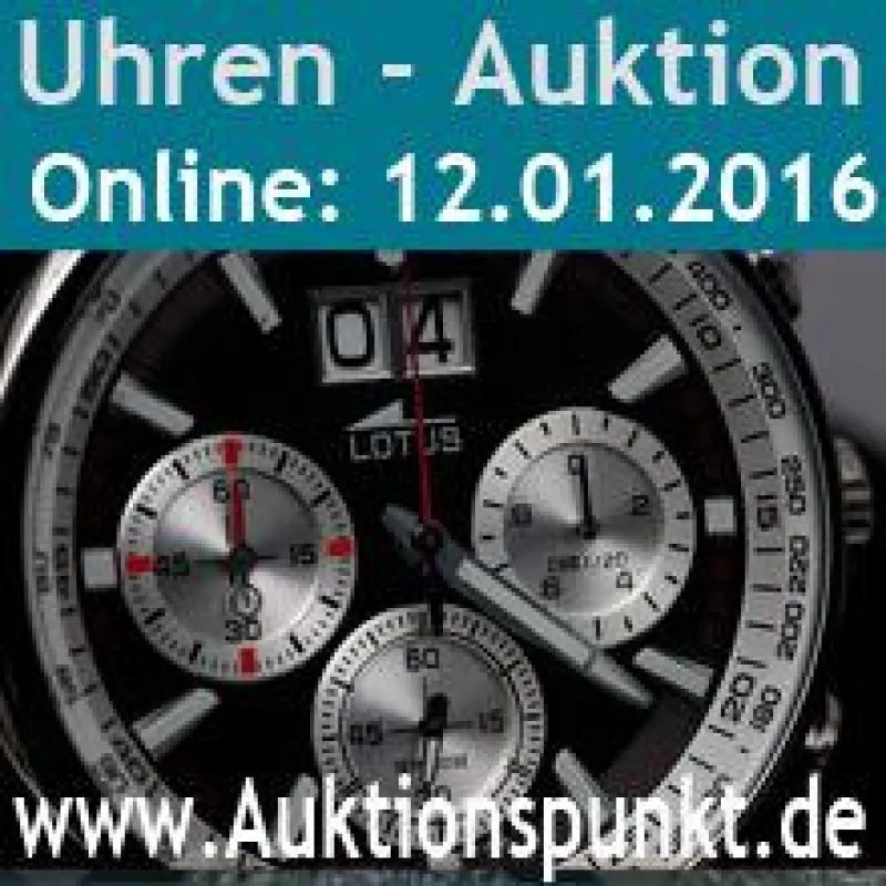 Uhren-Online-Auktion am 12.01.2016