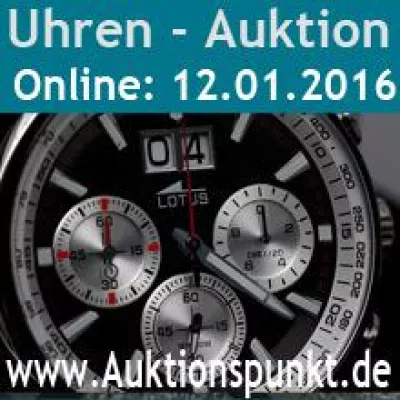Uhren-Online-Auktion am 12.01.2016 Bild: Uhren-Online-Auktion am 12.01.2016