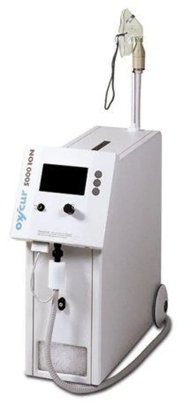 Sauerstoffkonzentrator mit Ionisator Oxicur 5000 ION S in der Farbe grau
