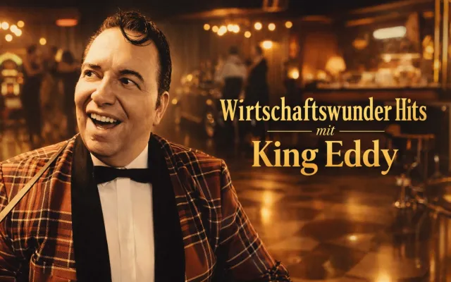 Bild: Musikalische Zeitreise für Kulturreihen: King Eddy mit „Wirtschaftswunder Hits & Kultschlager Hitparade“