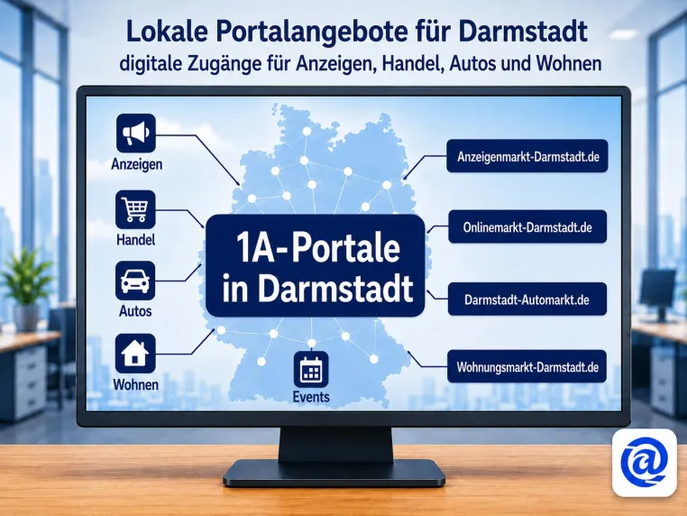 Darmstadt erhält mit 1A-Portale.de zentrale Einstiege für lokale Angebote und Handel Bild: Darmstadt erhält mit 1A-Portale.de zentrale Einstiege für lokale Angebote und Handel