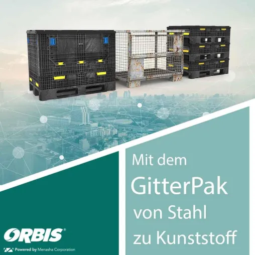 Mit dem GitterPak von Stahl zu Kunststoff Bild: Mit dem GitterPak von Stahl zu Kunststoff