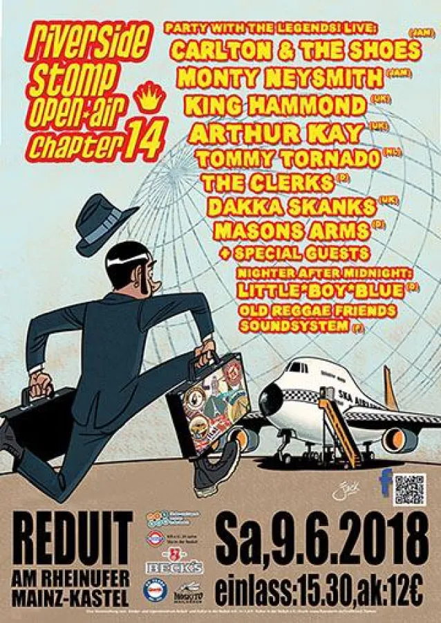 Plakatmotiv Riverside Stomp 2018