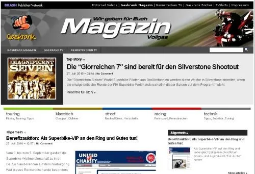 Gaskrank TV bringt Online-Magazin an den Start. Bild: Gaskrank TV bringt Online-Magazin an den Start.