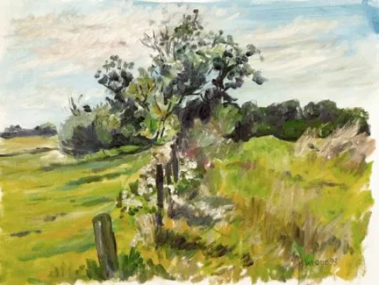 Bild: Die Hamburger galerie carstensen zeigt norddeutsche Impressionen von Hans Wrage