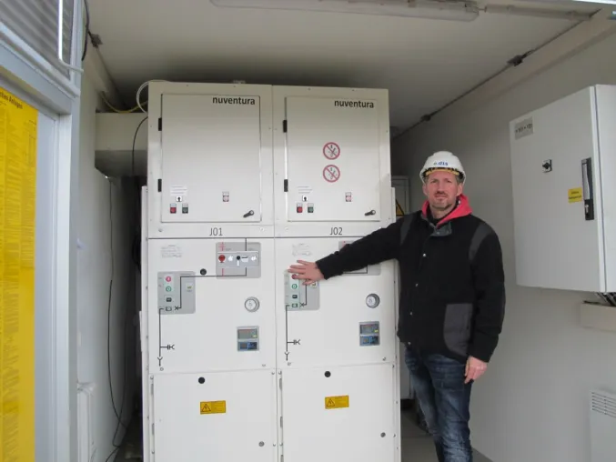 Bild: Umweltschutz am Stromnetz in Brandenburg: E.DIS testet nachhaltiges Isoliermedium beim Umspannwerk Ketzin