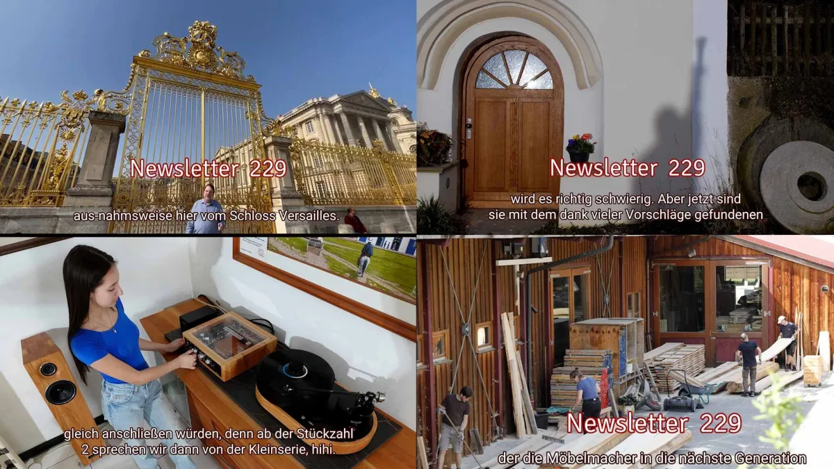 Newsletter 229 aus Versailles (© www.die-moebelmacher.de)