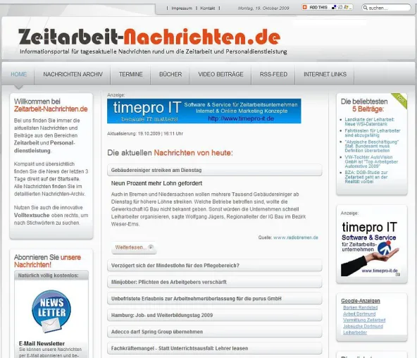 Bild: Schneller die richtigen Mitarbeiter finden: Neue Funktionalitäten auf Zeitarbeit-Nachrichten.de