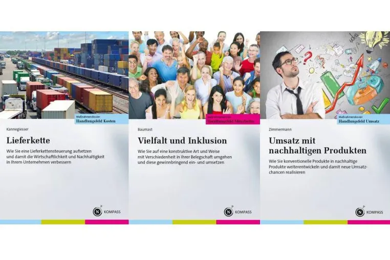 Bild: N-Kompass-Praxisreihe: Kompaktes Fachwissen zur nachhaltigen Unternehmensführung aus dem NWB Verlag