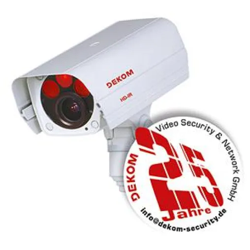 Bild: Jubiläumskamera bei DEKOM Video Security & Network