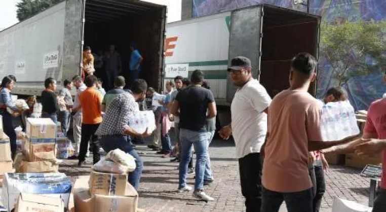 Bild: Hilfsgüterverteilung in Mexiko: PTV hilft mit kostenlosem Notfall-Routenplaner