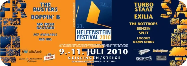 Bild: Festivalsommer auf Burgruine: Helfenstein-Festival 9. bis 11. Juli 2010 mit TURBOSTAAT, Exilia, uvm.