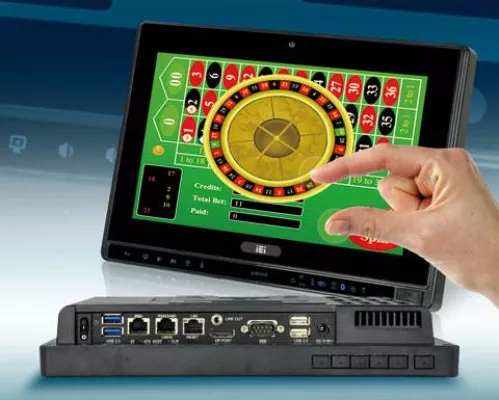 Lüfterfreier Multi-Touch Panel - PC mit ebener Front Bild: Lüfterfreier Multi-Touch Panel - PC mit ebener Front