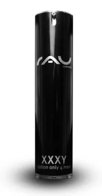 Bild: RAU XXXY Lotion only 4 men – das ergiebige Fluid für starke und strahlende Männerhaut