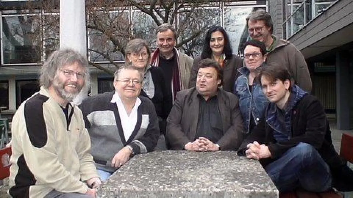 Kreisvorstandsmitglieder: Eckhard Kohn (Schatzmeister), Frank Regulski, Heidi Boulnois (Vorsitzende), Henning Köster, Hajo Zeller (Vorsitzende), Gaby Küppers, Inge Sturm, Pit Metz, Jan Schalauske (Fot