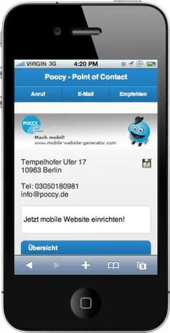 Bild: Mobile Website Generator für Innovationspreis-IT 2012 nominiert