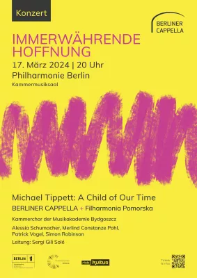 Bild: Konzert "IMMERWÄHRENDE HOFFNUNG" - Michael Tippett: A Child of Our Time