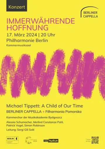 Bild: Konzert "IMMERWÄHRENDE HOFFNUNG" - Michael Tippett: A Child of Our Time