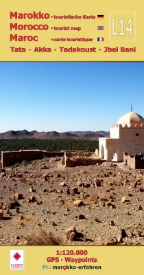 Bild: Marokko Reiseführer Landkarte L14: Tata • Akka • Tadakoust • Jbel Bani