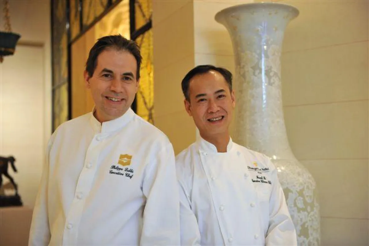 Executive-Chef Philippe Labbé und Küchenchef Frank Xu