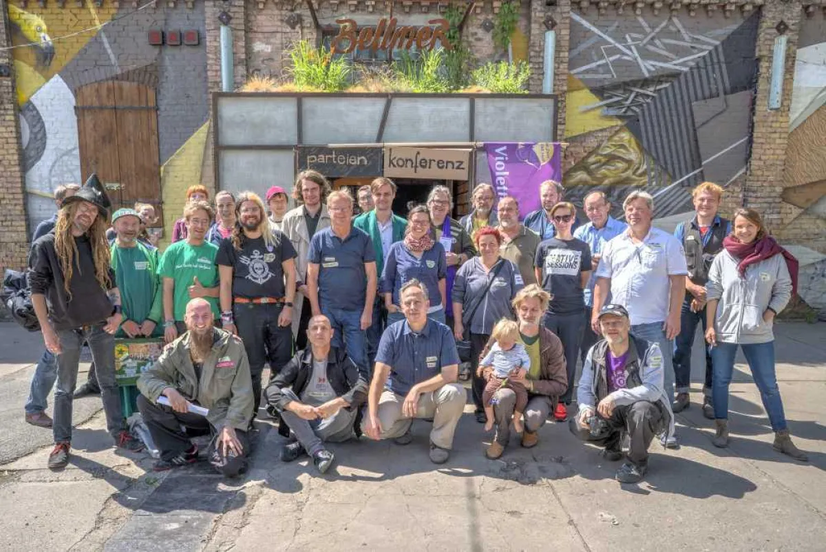 Delegierte von Kleinparteien auf der 3.Parteien-Konferenz am 23.06.2018 in Berlin