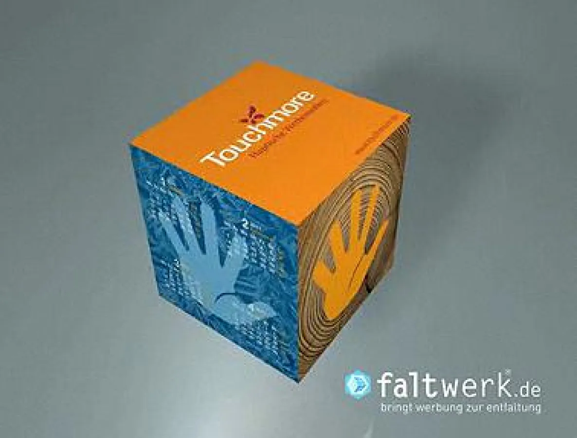 Haptisches Werbemedium von Touchmore