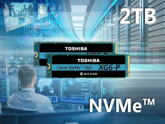 Bild: Toshiba Memory adressiert mit neuer XG6-P-SSD-Serie Workloads mit hohen Performance-Anforderungen