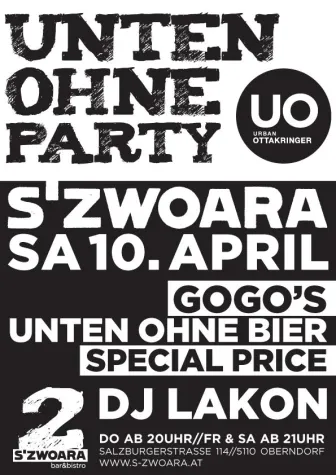 Bild: s’Zwoara lädt zur "Unten ohne"-Party