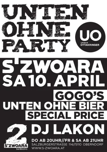 s’Zwoara lädt zur "Unten ohne"-Party Bild: s’Zwoara lädt zur "Unten ohne"-Party